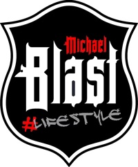 Michael Blast logo for modernity.co.jp homepage brand presentation